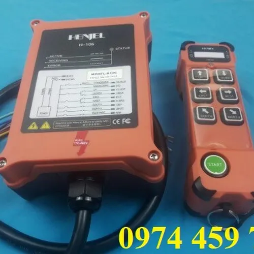 Bộ remote điều khiển Henjel model H106