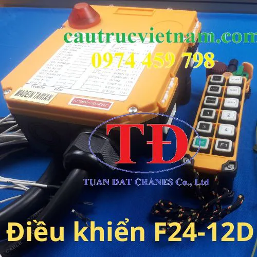 Cách lắp bộ điều khiển từ xa F24-12D