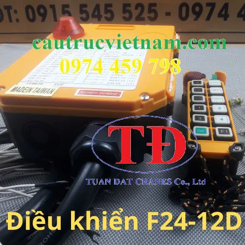 Cách lắp bộ điều khiển từ xa F24-12D