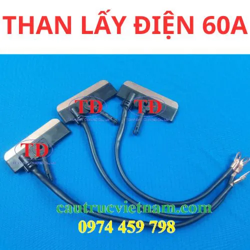 Than lấy điện cầu trục loại 60A