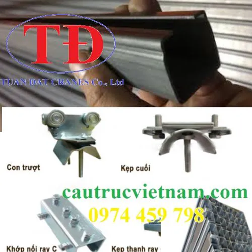 Điện ray C cho cầu trục