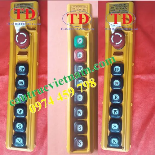 Nút bấm điều khiển palang cầu trục 6 hướng