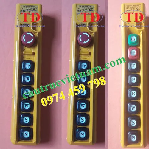 Nút bấm điều khiển palang cầu trục 6 hướng