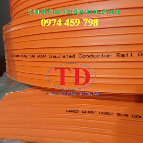Ray điện 6P - 50A cho cầu trục