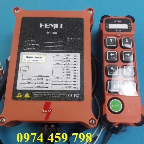 Bộ điều khiển từ xa 8 nút 24V DC