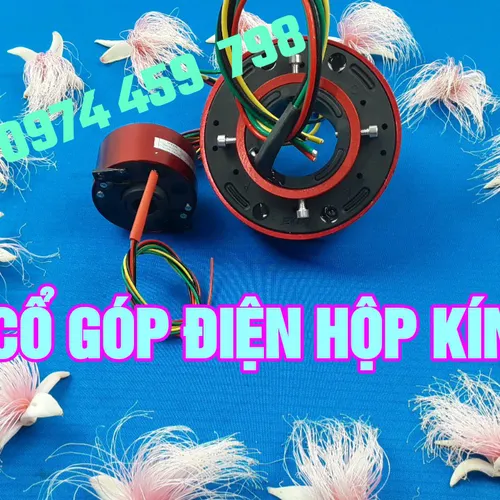 Cổ góp góp điện hộp kín trục 12