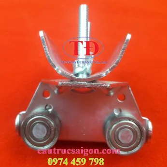 Con lăn treo cáp ray C cầu trục