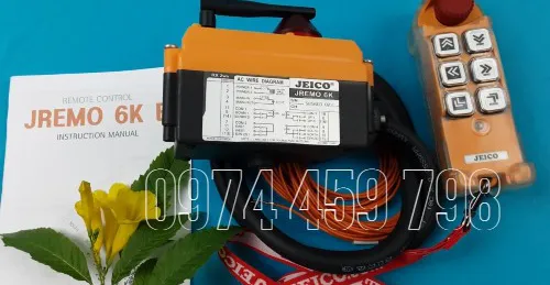 Điều khiển từ xa cầu trục Jeico JREMO 6KB là gì?