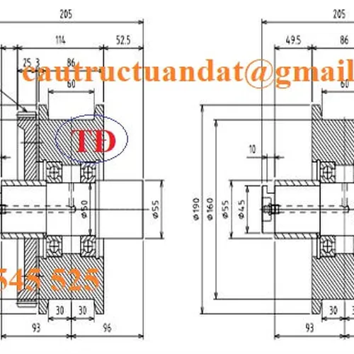 Bánh xe dầm biên cầu trục