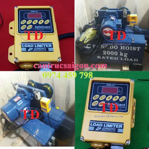 Báo quá tải cho palang cầu trục