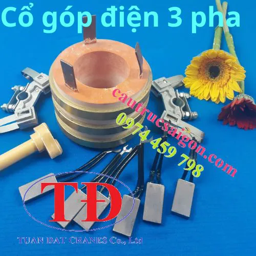 Bộ cổ góp điện 3 pha