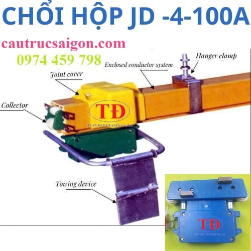 Chổi than hộp kín model JD-4-100A