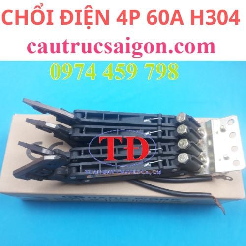 Chổi tiếp điện 4P 60A H304 cho cầu trục