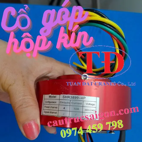 Cổ góp 4 pha dạng kín model SHR3899-4P