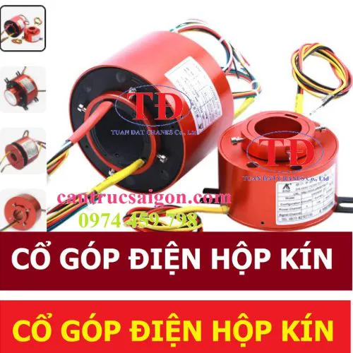 Cổ góp điện 3 pha hộp kín