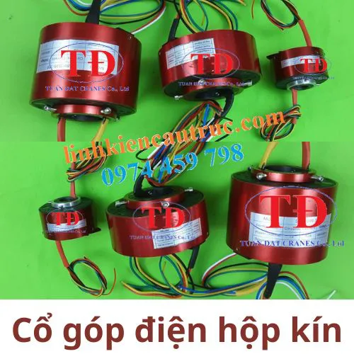 Cổ góp điện 3 pha hộp kín