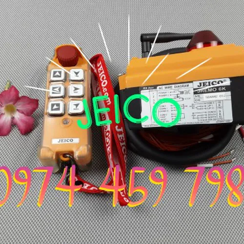 Điều khiển từ xa cầu trục Jeico Jremo 6K