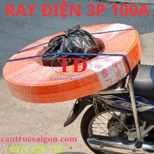 Ray  điện cầu trục 3P-100A cứng cáp nhất