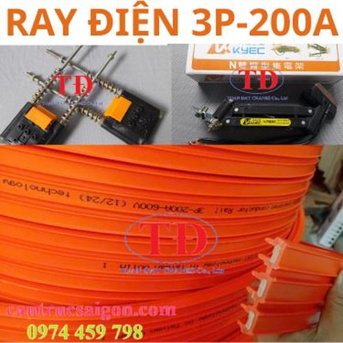 Ray điện cầu trục 3P 200A