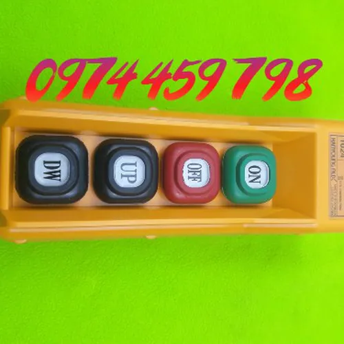 Tay bấm điều khiển cầu trục 4 nút