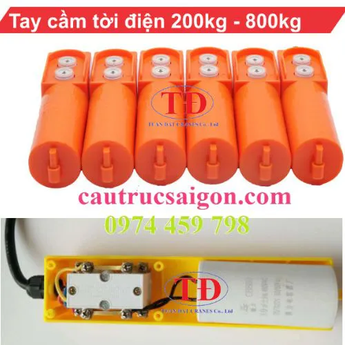 Tay bấm điều khiển cho tời nâng hàng