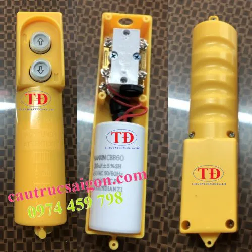 Tay bấm điều khiển cho tời nâng hàng