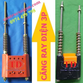 Căng ray điện cầu trục 3 pha