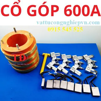 Cổ góp điện 600A cho tang quấn cáp