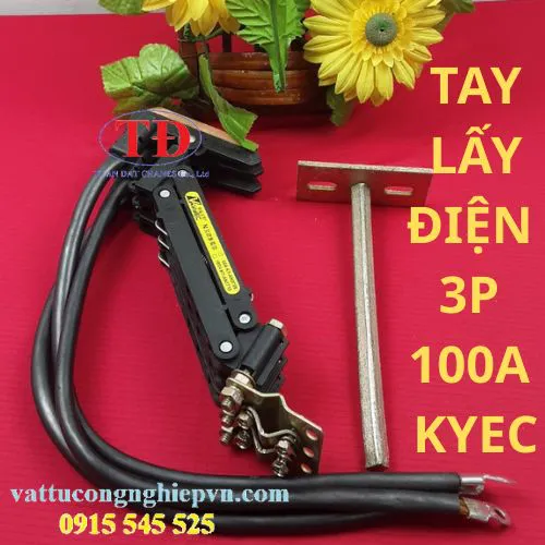 Tay lấy điện cầu trục 3P 100A Kyec