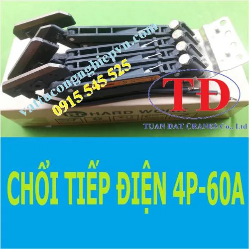 Chổi tiếp điện cầu trục 4P 60A Hard Work