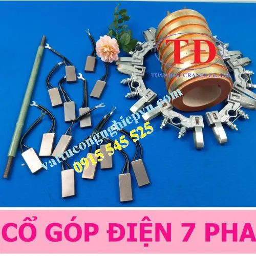 Cổ góp điện 7 pha