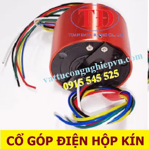 Cổ góp điện dạng kín 6 pha