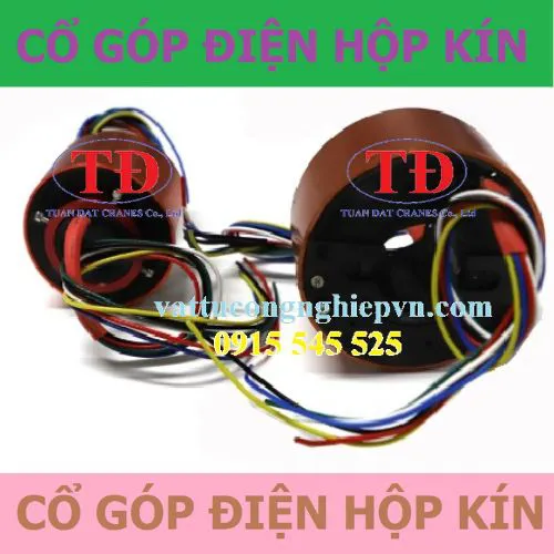 Cổ góp điện dạng kín 6 pha