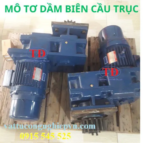 Mô tơ dầm biên cầu trục