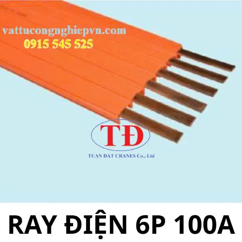 Ray điện an toàn cầu trục 6P-100A