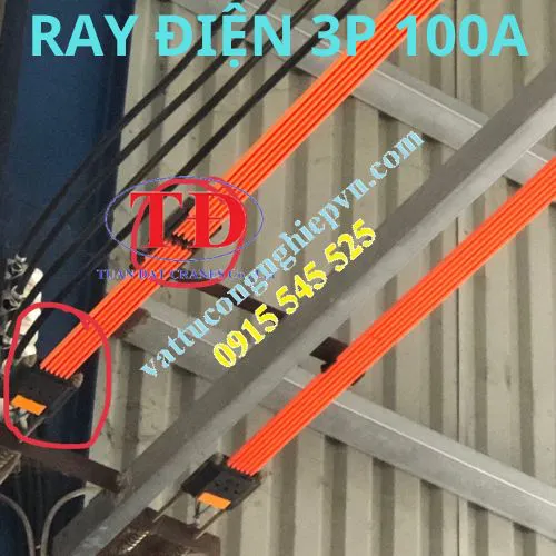 Ray điện cầu trục 3P-100A Kyec