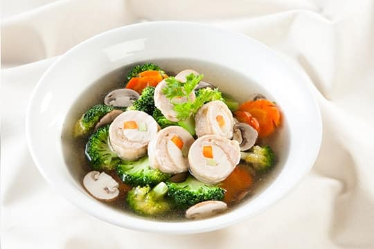 CANH GÀ NẤM RƠM