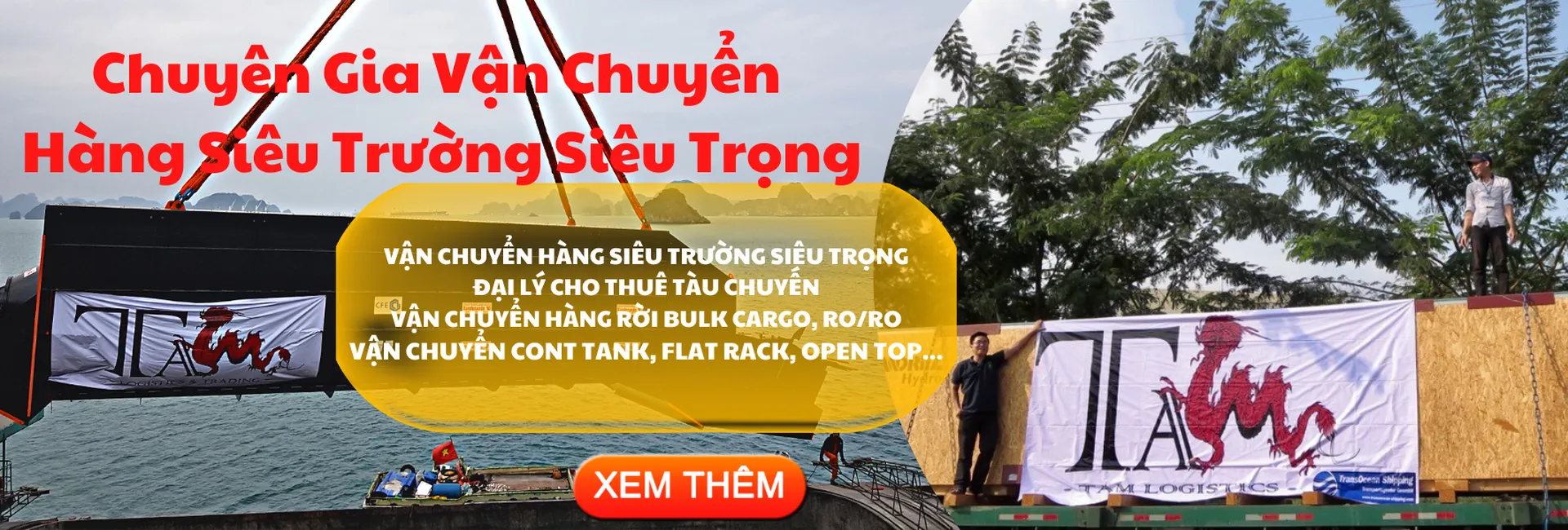 dịch vụ vận chuyển siêu trường siêu trọng