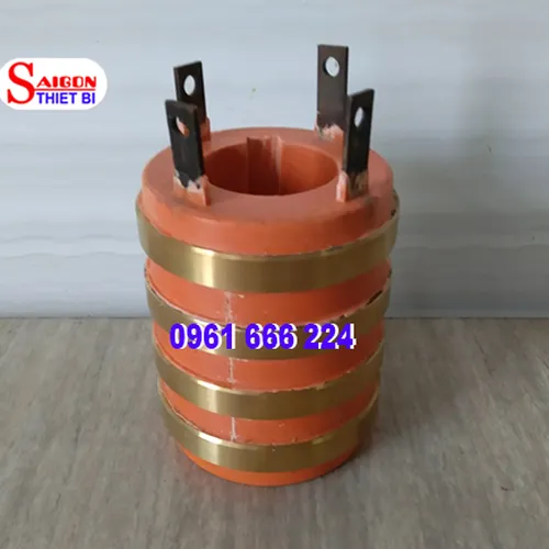 Cổ góp điện 4 pha trục 40 mm