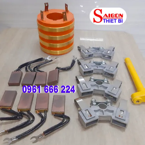 Cổ góp điện 4 pha trục 60 mm