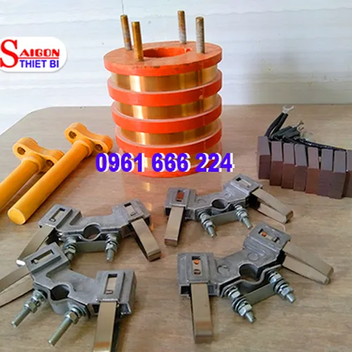 Cổ góp điện 4 pha trục 60 mm