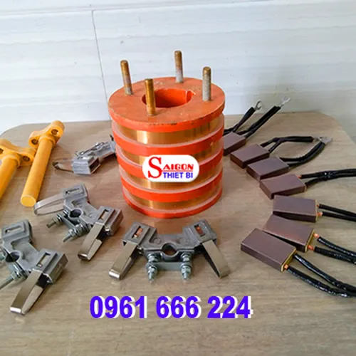 Cổ góp điện 4 pha trục 60 mm