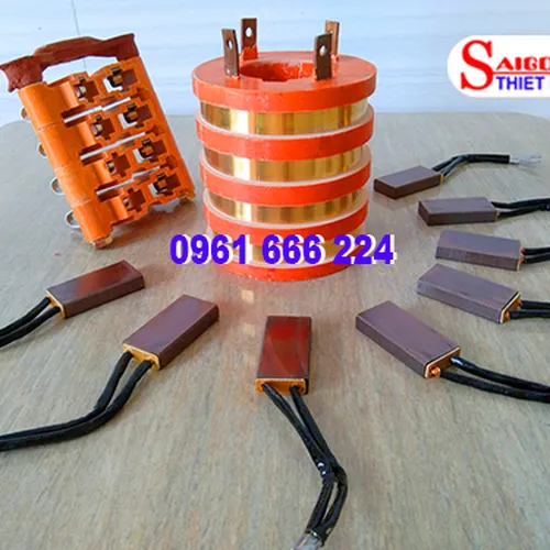 Cổ góp điện 4 pha trục 55mm