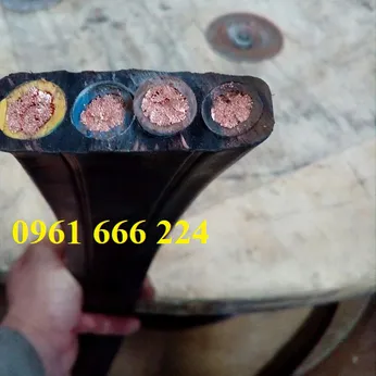 Cáp điện dẹt cầu trục 4C x 6 mm