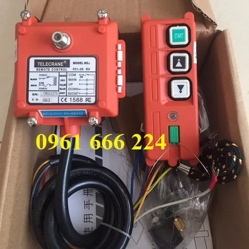 Điều khiển từ xa cầu trục 2 nút F21-2S