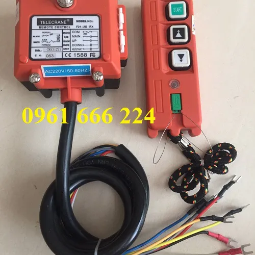 Điều khiển từ xa cầu trục 2 nút F21-2S