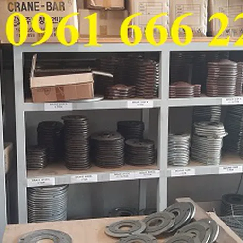 Dán bố thắng cầu trục