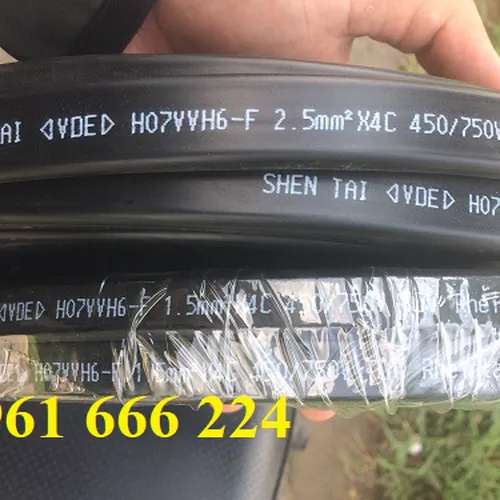 Cáp điện dẹt cầu trục 4C x 2.5 mm