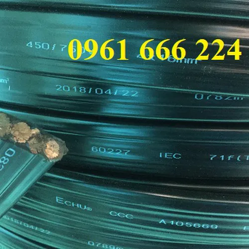 Cáp điện dẹt cầu trục 4C x 6 mm