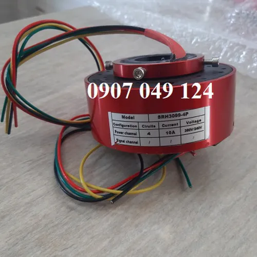 Cổ góp điện hộp kín 4 pha trục 30 mm
